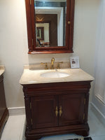 935MM Brown Marble Vanity Unit – Exclusive Model