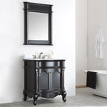 Astoria 30” Vanity With Marble Top Black