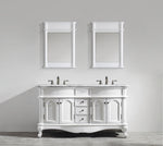 Astoria 1500MM Double Basin Marble Vanity Unit Black