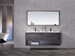 Carrara 63” Grey Vanity Unit & Carrara Quartz Stone