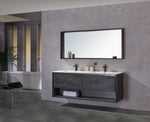 Carrara 63” Grey Vanity Unit & Carrara Quartz Stone