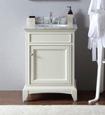 Classic 25” Antique White Vanity Unit Marble