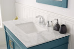 Charlotte 36” Royal Green Vanity Unit With Marble Top