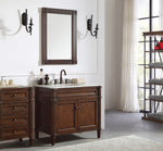 Dakota 900MM Brown Vanity Unit Marble Top