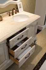 1600MM White Vanity Unit - Double Basin