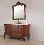 Traditional 48 Vanity Unit Red Wood