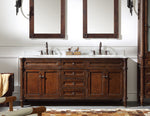 1850MM Brown Marble Vanity Unit - Double Basin