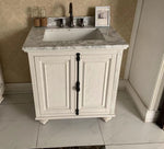 800MM White Marble Vanity Unit – Exclusive Model