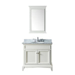 Classic 900MM Antique White Vanity Unit Marble
