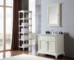 Classic 900MM Antique White Vanity Unit Marble