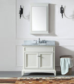 Classic 900MM Antique White Vanity Unit Marble