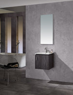 Modern 16” Elegant Grey Wall Hung Vanity Unit