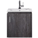 Modern 16” Elegant Grey Wall Hung Vanity Unit