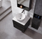 Modern 24” Elegant Grey Wall Hung Vanity Unit