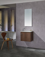 Modern 22” Dark Oak Vanity Unit Wall mounted