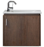 Modern 22” Dark Oak Vanity Unit Wall mounted