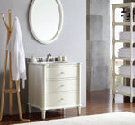 Classic 30” Antique White Vanity Unit Marble V1