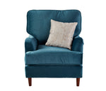 Westminister Plush Steel Corner Sofa