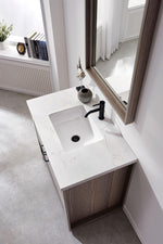 Zara 30” Vanity Unit With Carrara Stone Top
