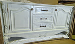 1600MM White Vanity Unit - Double Basin