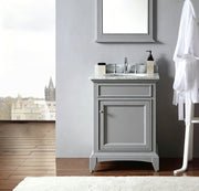 Classic 600MM Grey Vanity Unit Marble