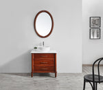 Regent 32” Brown Vanity Unit Marble Top