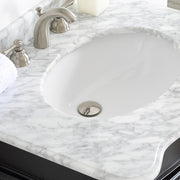 Astoria 30” Vanity With Marble Top Black