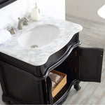 Astoria 30” Vanity With Marble Top Black