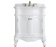 Astoria 24” White Vanity Unit With Marble Top