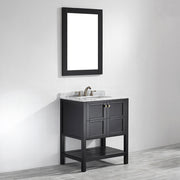 Belmont 600MM Carrara Marble White Vanity Unit