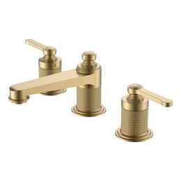 Castia Brushed Gold 3 Hole Basin Mixer Tap
