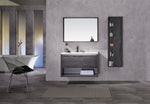 Carrara 40” Grey Vanity Unit Carrara Quartz Stone