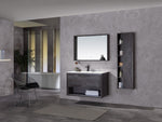 Carrara 40” Grey Vanity Unit Carrara Quartz Stone