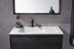 Carrara 40” Grey Vanity Unit Carrara Quartz Stone