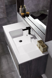 Carrara 48” Grey Vanity Unit & Carrara Quartz Stone