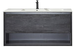 Carrara 48” Grey Vanity Unit & Carrara Quartz Stone