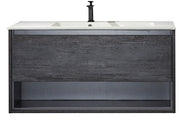 Carrara 48” Grey Vanity Unit & Carrara Quartz Stone