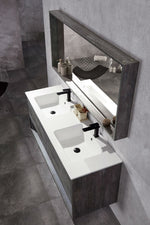 Carrara 63” Grey Vanity Unit & Carrara Quartz Stone