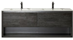 Carrara 63” Grey Vanity Unit & Carrara Quartz Stone