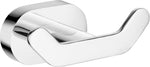 Carrara Chrome Double Robe Hook