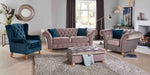 Carrara Chesterfield 3 Seater Sofa Plush