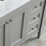Charlotte 36” Grey Vanity Unit With Marble Top