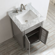 Classic 24” Grey Vanity Unit With Marble Top