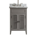 Classic 24” Grey Vanity Unit With Marble Top