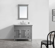 Classic 42” Antique White Vanity Unit & Marble Top