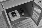 Classic 42” Grey Vanity Unit & Marble Top