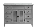Classic 48” Grey Vanity Unit With Marble Top