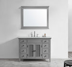 Classic 48” Grey Vanity Unit With Marble Top
