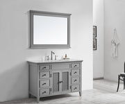 Classic 48” Grey Vanity Unit With Marble Top