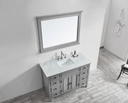 Classic 48” Grey Vanity Unit With Marble Top